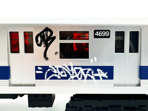 COPE2 'Metro 4699' (2024) Hand-Painted MTH NYC Subway Train Car - Signari Gallery 