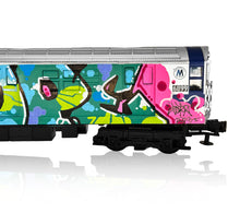 Load image into Gallery viewer, COPE2 &#39;Metro 6899&#39; Hand-Painted NYC mini-Subway Car - Signari Gallery 