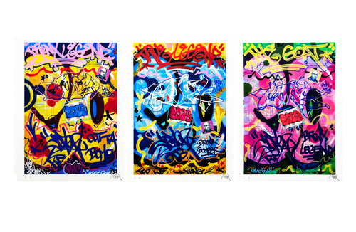 COPE2 'NYC Subway Map VII' Archival Pigment Print Set - Signari Gallery 
