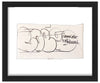 COPE2 'Passing Through Tag' (2022) Hand-Signed Framed Cardboard Cut