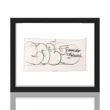 Load image into Gallery viewer, COPE2 &#39;Passing Through Tag&#39; (2022) Hand-Signed Framed Cardboard Cut
