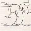 COPE2 'Passing Through Tag' (2022) Hand-Signed Framed Cardboard Cut