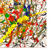 COREY COGHLAN 'Inspired' (2014) Original Paint Splatter on Wrapped Canvas
