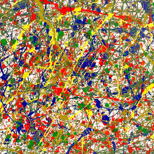 COREY COGHLAN 'Inspired' (2014) Original Paint Splatter on Wrapped Canvas