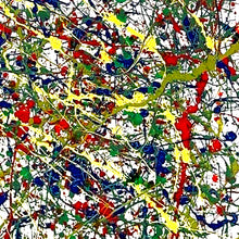 Load image into Gallery viewer, COREY COGHLAN &#39;Inspired&#39; (2014) Original Paint Splatter on Wrapped Canvas - Signari Gallery 