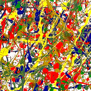 COREY COGHLAN 'Inspired' (2014) Original Paint Splatter on Wrapped Canvas
