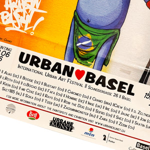 CRANIO 'Urban Art Basel' (2016) RARE Original Lithograph Poster - Signari Gallery 