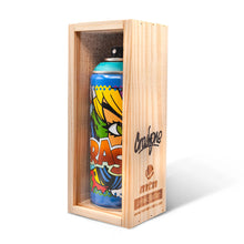 Load image into Gallery viewer, CRASH 'MTN Spray Paint Can' (2023) Limited Edition in Wood Display