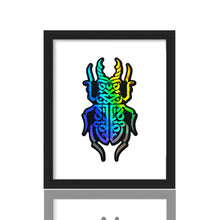 Load image into Gallery viewer, CRYPTIK &#39;Ataxia&#39; (2018) Framed Promotional Holographic Decal - Signari Gallery 