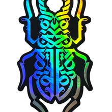 Load image into Gallery viewer, CRYPTIK &#39;Ataxia&#39; (2018) Framed Promotional Holographic Decal - Signari Gallery 