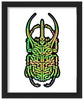 CRYPTIK 'Rhino Beetle' (2018) Framed Promotional Holographic Decal - Signari Gallery 