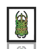 CRYPTIK 'Rhino Beetle' (2018) Framed Promotional Holographic Decal - Signari Gallery 