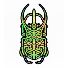 Load image into Gallery viewer, CRYPTIK &#39;Rhino Beetle&#39; (2018) Framed Promotional Holographic Decal - Signari Gallery 