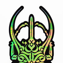 Load image into Gallery viewer, CRYPTIK &#39;Rhino Beetle&#39; (2018) Framed Promotional Holographic Decal - Signari Gallery 