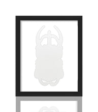 Load image into Gallery viewer, CRYPTIK &#39;Rhino Beetle&#39; (2018) Framed Promotional Holographic Decal - Signari Gallery 