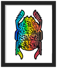 Load image into Gallery viewer, CRYPTIK &#39;Scarab&#39; (2018) Framed Promotional Holographic Decal
