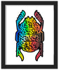 CRYPTIK 'Scarab' (2018) Framed Promotional Holographic Decal