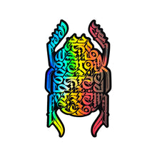 Load image into Gallery viewer, CRYPTIK &#39;Scarab&#39; (2018) Framed Promotional Holographic Decal