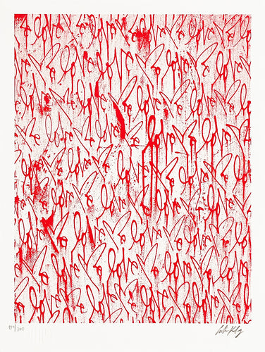 CURTIS KULIG 'Love Me, Red Friday' (2018) Screen Print