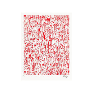 CURTIS KULIG 'Love Me, Red Friday' (2018) Screen Print