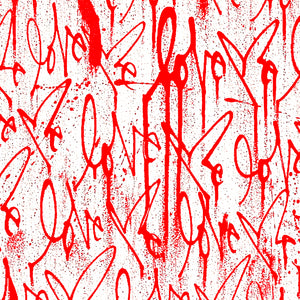 CURTIS KULIG 'Love Me, Red Friday' (2018) Screen Print