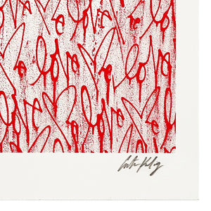 CURTIS KULIG 'Love Me, Red Friday' (2018) Screen Print