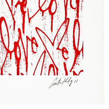 Load image into Gallery viewer, CURTIS KULIG &#39;Love Me, Red Friday&#39; (2011) Oversized Silkscreen Print