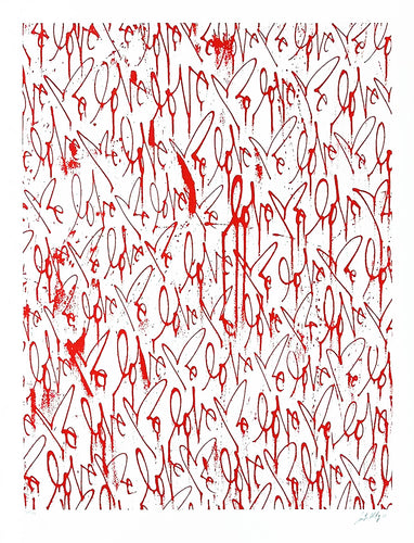 CURTIS KULIG 'Love Me, Red Friday' (2011) Oversized Silkscreen Print