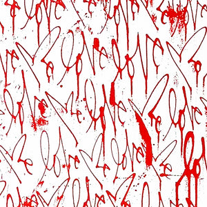 CURTIS KULIG 'Love Me, Red Friday' (2011) Oversized Silkscreen Print