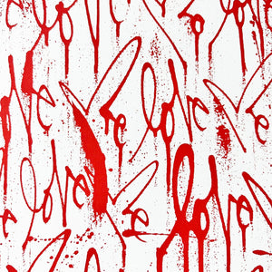 CURTIS KULIG 'Love Me, Red Friday' (2011) Oversized Silkscreen Print