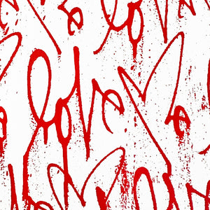 CURTIS KULIG 'Love Me, Red Friday' (2011) Oversized Silkscreen Print