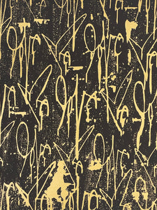 CURTIS KULIG 'Untitled' (gold) Silkscreen Print - Signari Gallery 