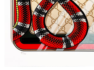 DENIAL 'Luxury Credit Card: Gucci' (2024) Screen Print