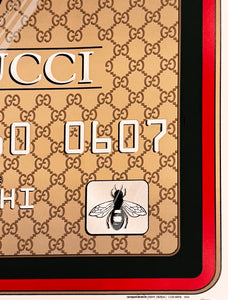 DENIAL 'Luxury Credit Card: Gucci' (2024) Screen Print