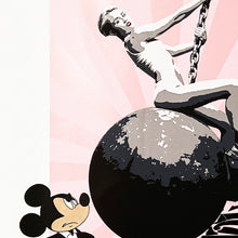 Load image into Gallery viewer, DS 'Miley's Smash Hits' (2015) Hand-Finished Silkscreen Print (pink) - Signari Gallery 