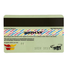 Load image into Gallery viewer, D*FACE x BANKSY &#39;American Depress&#39; (2015) Custom Framed Dismaland Faux Credit Card