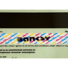 Load image into Gallery viewer, D*FACE x BANKSY &#39;American Depress&#39; Dismaland Faux Credit Card