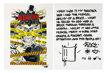 Load image into Gallery viewer, D*FACE x Pearl Jam &#39;Create a Racket&#39; (2013) Screen Print