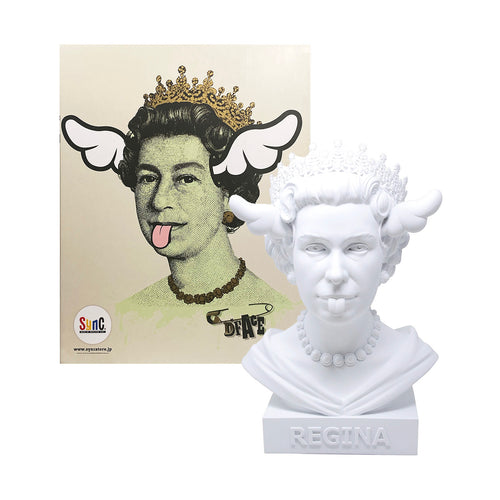 D*FACE 'Dog Save the Queen' (2020) Rare Polystone Bust Sculpture