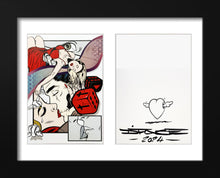 Load image into Gallery viewer, D*FACE &#39;Lucky in Love&#39; (2024) RARE Hand-Signed Framed Valentine&#39;s Card