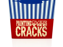 Load image into Gallery viewer, D*FACE &#39;Painting Over the Cracks&#39; (2022) Gallery Show Popcorn Bucket + Framed Show Card