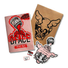 Load image into Gallery viewer, D*FACE &#39;Visual Pollution Zine Vol. 1&#39; (2025) 2-Colour Fold-Out Poster (#54)