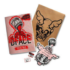 D*FACE 'Visual Pollution Zine Vol. 1' (2025) 2-Colour Fold-Out Poster (#54)