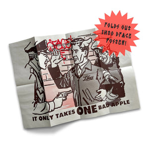 D*FACE 'Visual Pollution Zine Vol. 1' (2025) 2-Colour Fold-Out Poster (#54)