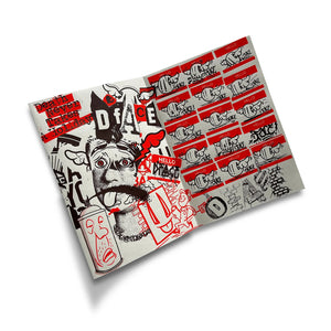 D*FACE 'Visual Pollution Zine Vol. 1' (2025) 2-Colour Fold-Out Poster (#54)