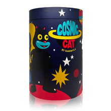 Load image into Gallery viewer, DABSMYLA &#39;Cosmic Cat&#39; (2021) Designer Vinyl Art Figure (black)