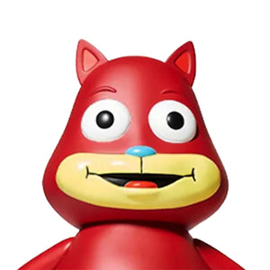 DABSMYLA 'Cosmic Cat' (2021) Designer Vinyl Art Figure (red)