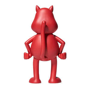 DABSMYLA 'Cosmic Cat' (2021) Designer Vinyl Art Figure (red)