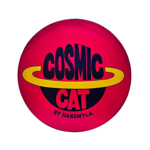 DABSMYLA 'Cosmic Cat' (2021) Designer Vinyl Art Figure (red)