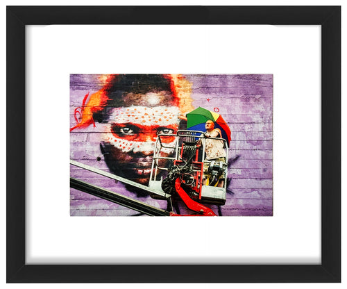 DALE GRIMSHAW 'Double Portrait' (2016) Framed Artist Show Card - Signari Gallery 
